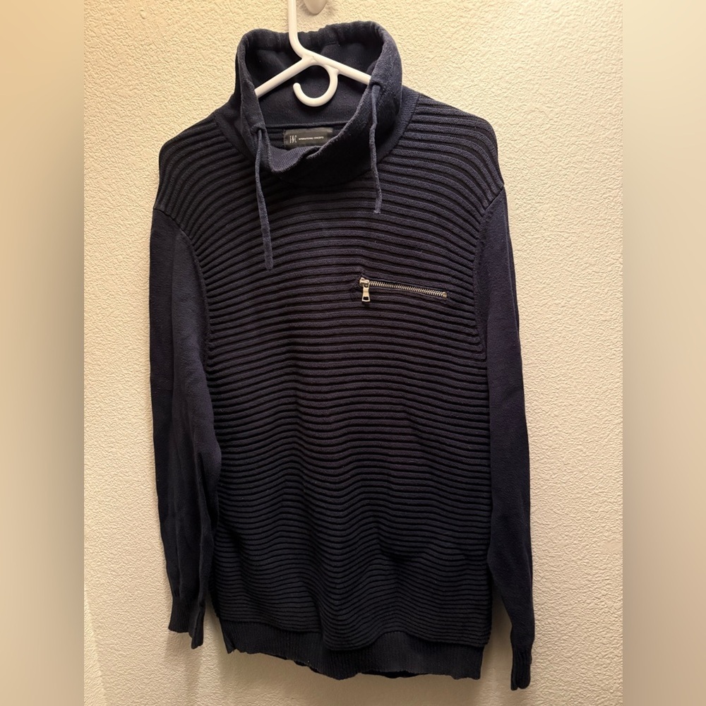 INC International Concepts Navy Sweater Men’s Size Medium